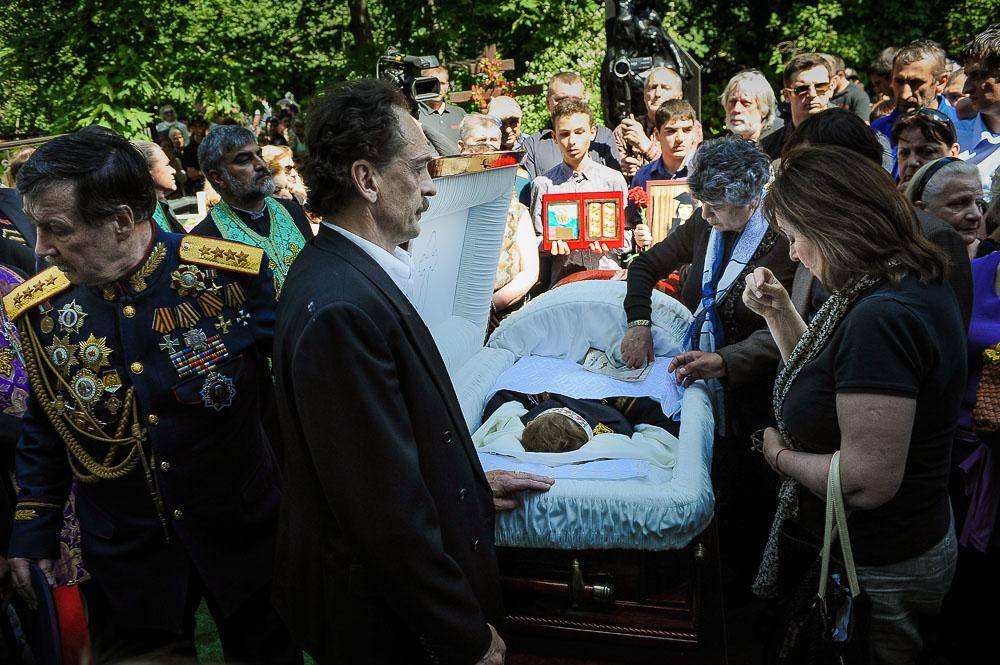 Похороны Джуны Давиташвили. Фото