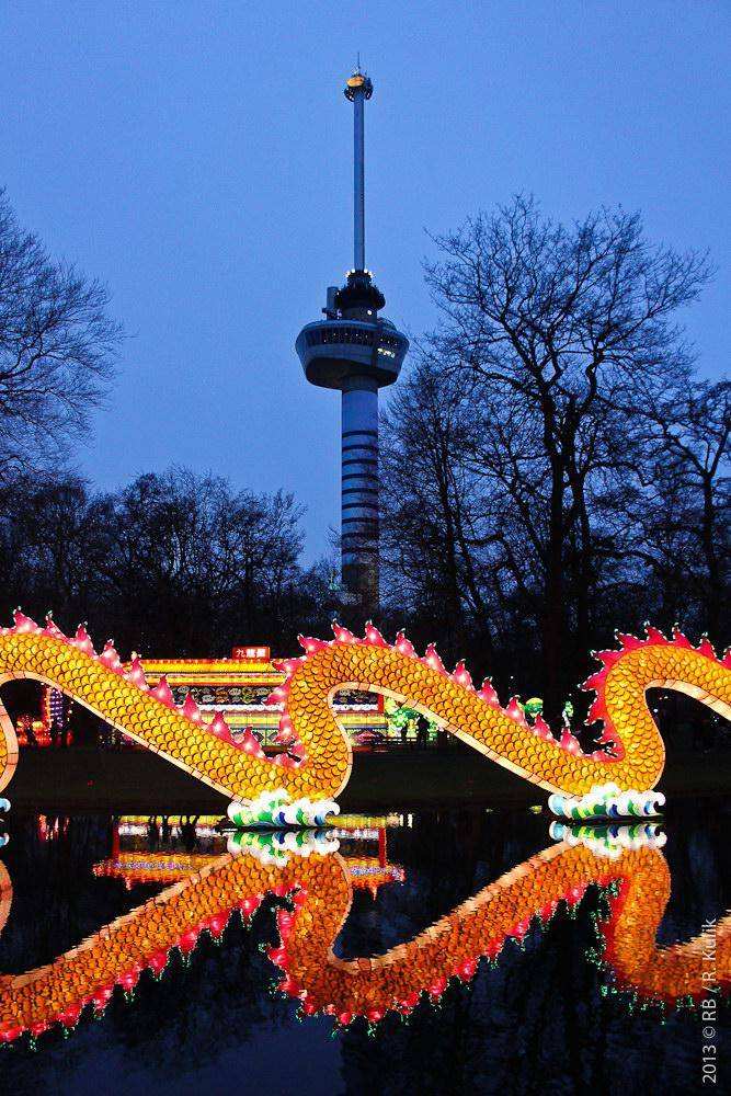 Фестиваль Китайских фонариков в Роттердаме