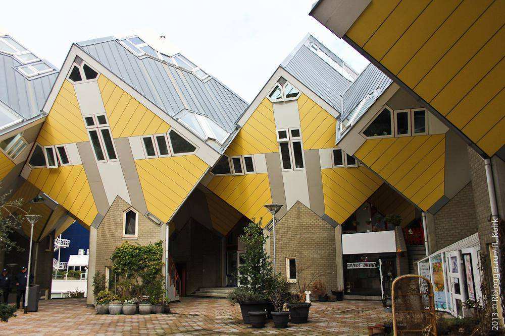 Кубические дома в Роттердаме