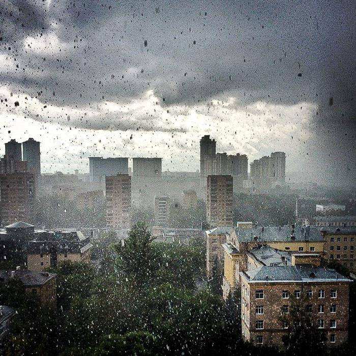 Град и гроза в Москве