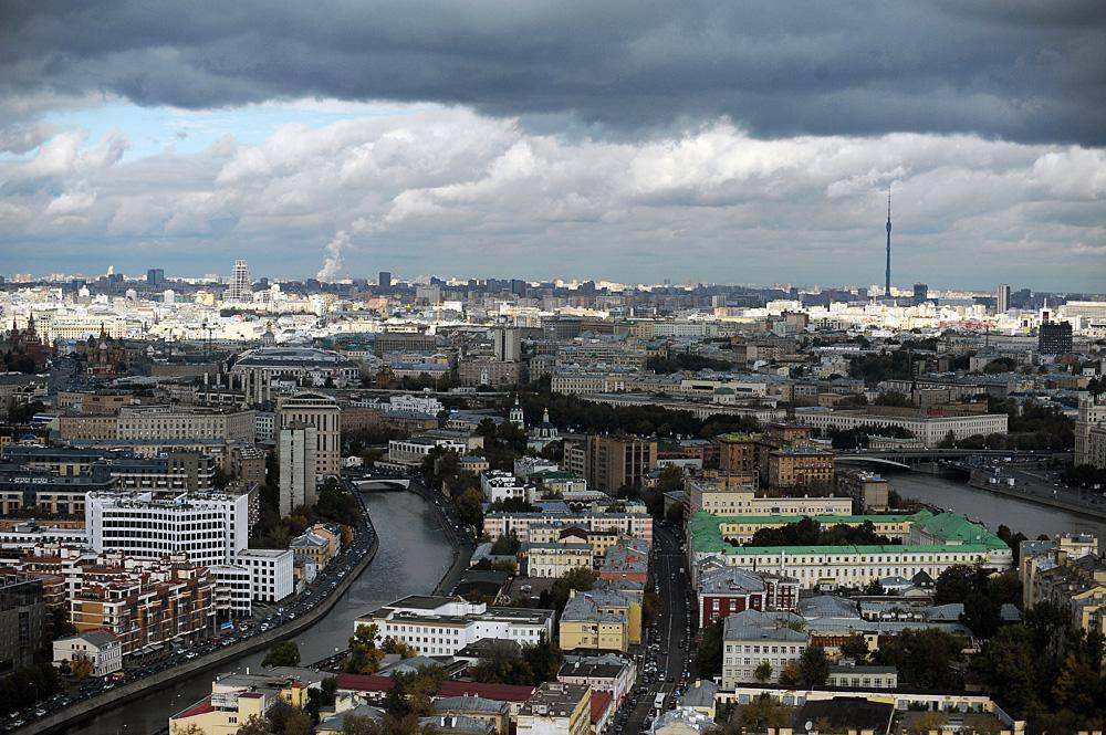 Москва с высоты. Башня на Павелецкой