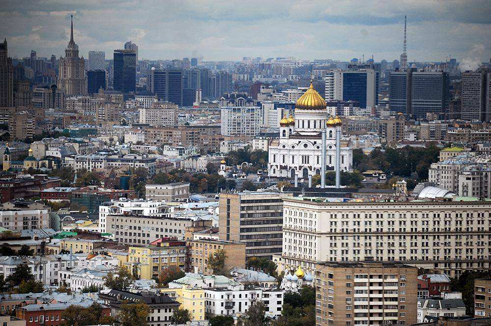 Москва с высоты. Башня на Павелецкой