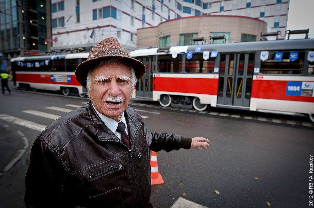 Трамвай на Лесной улице