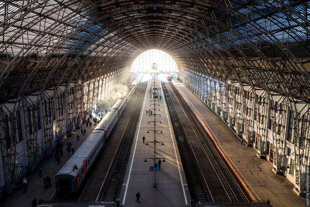 Окрестности Киевского вокзала с крыш