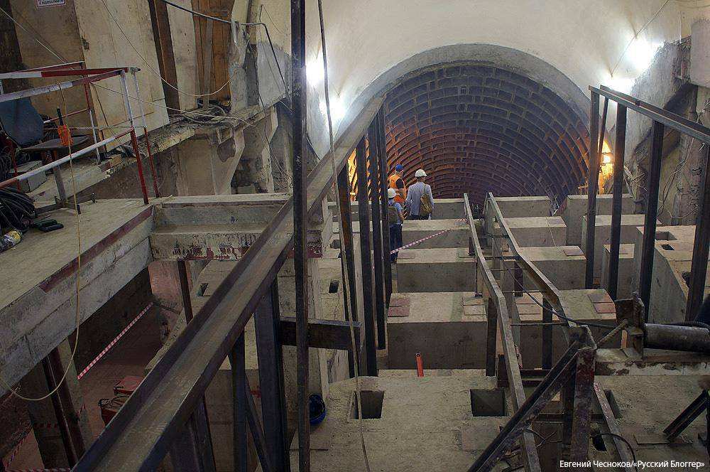 Работы по реконструкции станции Бауманская сохраняют высокий темп