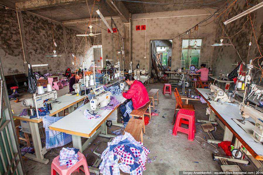 Китайская фабрика детской одежды