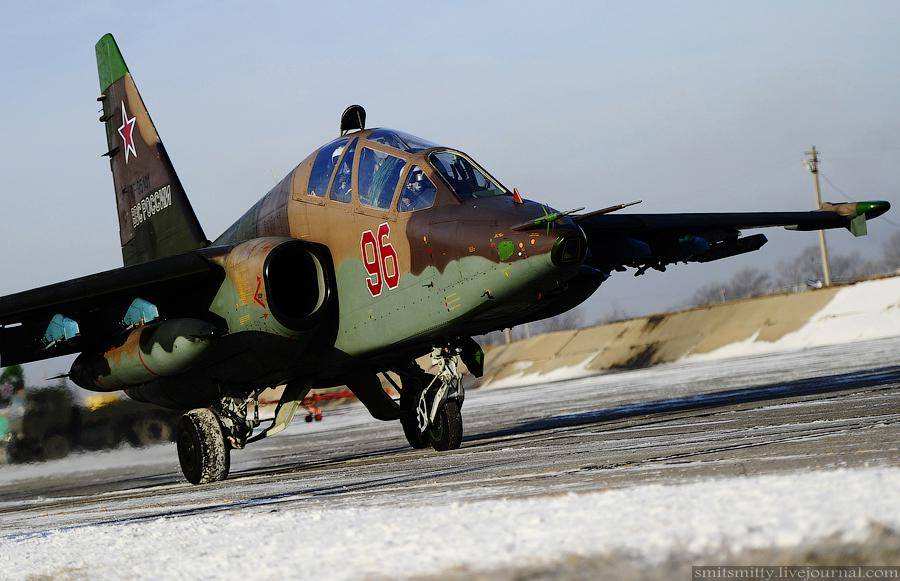 Летно-тактические учения штурмовой авиации Восточного военного округа в Приморском крае