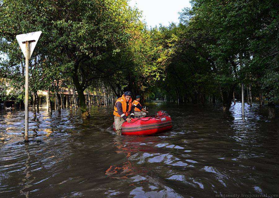 Затопленный зоопарк в Уссурийске