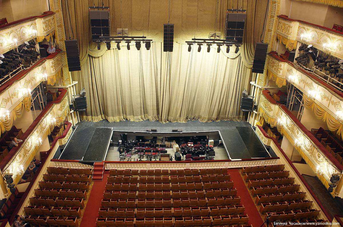 Театр оперетты схема зала