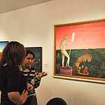 Открытие выставки Гребенщикова