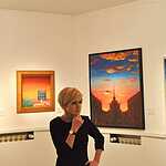 Открытие выставки Гребенщикова