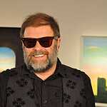 Открытие выставки Гребенщикова