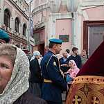 Десантники отметили Ильин день Крестным Ходом на Красной Площади