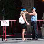 Десантники отметили Ильин день Крестным Ходом на Красной Площади