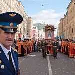 Десантники отметили Ильин день Крестным Ходом на Красной Площади