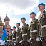 Десантники отметили Ильин день Крестным Ходом на Красной Площади