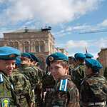 Десантники отметили Ильин день Крестным Ходом на Красной Площади