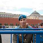 Десантники отметили Ильин день Крестным Ходом на Красной Площади