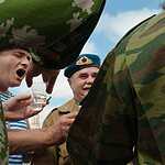 Десантники отметили Ильин день Крестным Ходом на Красной Площади