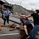 Геи подрались с националистами в закрытом гайд-парке