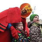 Москвичи встретили главного Деда Мороза России