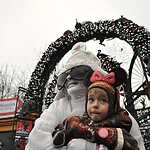 Москвичи встретили главного Деда Мороза России