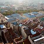 Львов с городской ратуши