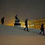 Москву завалило снегом
