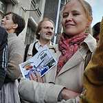 Несанкционированный митинг учёных против реформы РАН