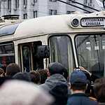 Парад ретротроллейбусов в Москве