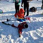 Арт-битва снеговиков  на Воробьевых горах