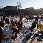 Арт-битва снеговиков  на Воробьевых горах