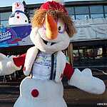 Арт-битва снеговиков  на Воробьевых горах