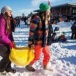 Арт-битва снеговиков  на Воробьевых горах