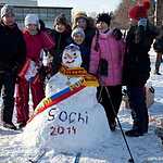 Арт-битва снеговиков  на Воробьевых горах