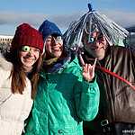 Арт-битва снеговиков  на Воробьевых горах