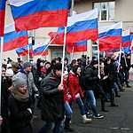 Шествие в поддержку ввода войск в Крым