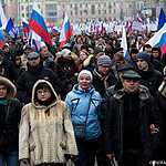 Шествие в поддержку ввода войск в Крым