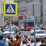 Чемпионский парад хоккеистов сборной России