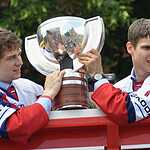 Чемпионский парад хоккеистов сборной России