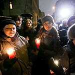 Акция у посольства Украины