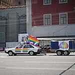 Акция ЛГБТ против гомофобии