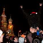 Москвичи отмечают Новый год