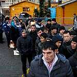 Москвичи отмечают Новый год