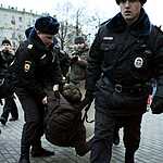 Задержание защитников оленя