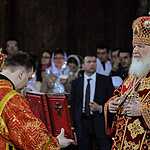 Пасхальное богослужение в Храме Христа Спасителя