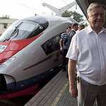 Первый рейс двойного «Сапсана»