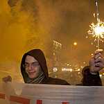 Соцработники перекрыли Тверскую