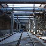 Строительство станции метро Петровский парк