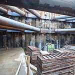 Строительство станции метро Петровский парк